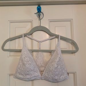 White lace bralette